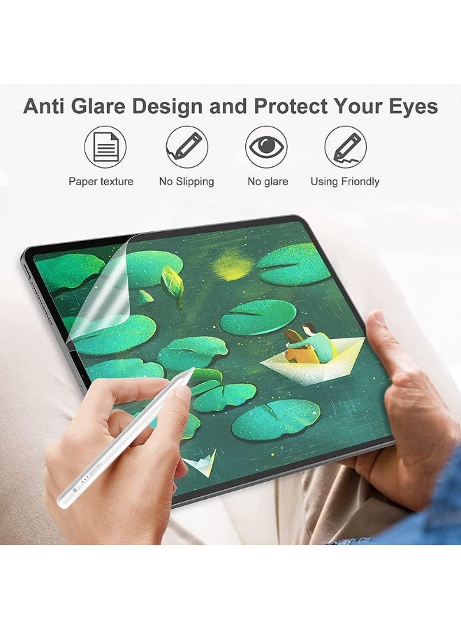 1Pack Paper Feel Screen Protector for iPad Pro 12.9 inch 2022/2021/2020/2018 Release, Anti-glare Matte PET Film, Draw Like on Paper, Ultra-Responsive - Image 2